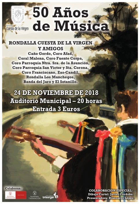 cartel 50 Aniversario RONDALLA CUESTA LA VIRGEN