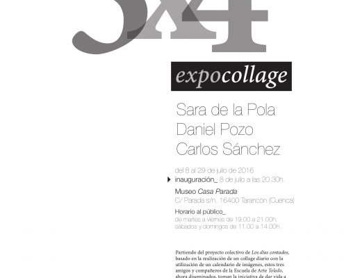 CARTEL EXPOSICION 3x4 COLLAGE