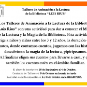 Talleres Lectura Luis Rius