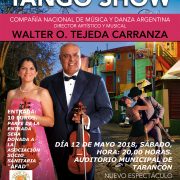 CARTEL TANGO SHOW TARANCÓN