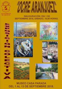 CARTEL EXPOSICION OCRE ARANJUEZ II