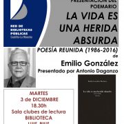 cartel EMILIO GONZALEZ