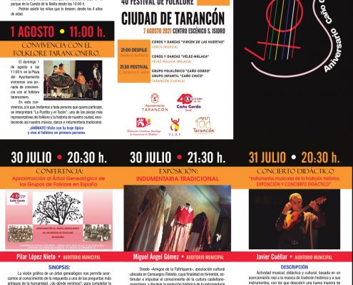 TRIPTICO 40º ANIVERSARIO CAÑO GORDO